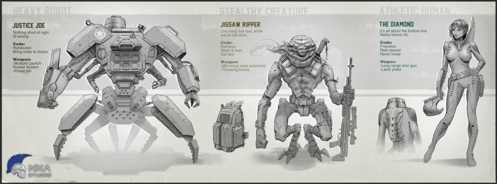 Bounty Hunter Concept sketch a